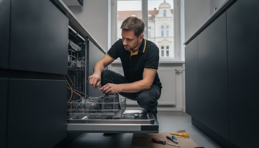 Geschirrspüler Reparatur Charlottenburg: Schnelle Hilfe für 16€ Anfahrt