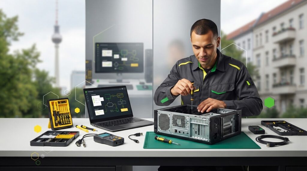 PC Reparatur Berlin: Schnelle Hilfe ab 16 € Anfahrt