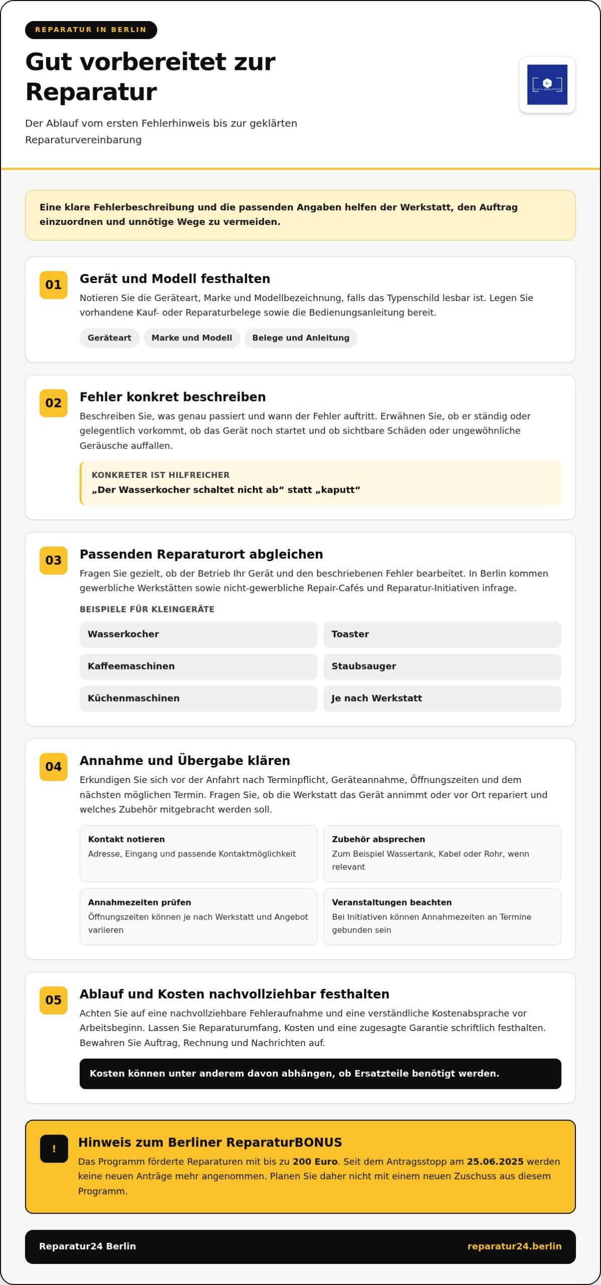Reparatur von Altgeräten in Berlin: Kosten und Adressen