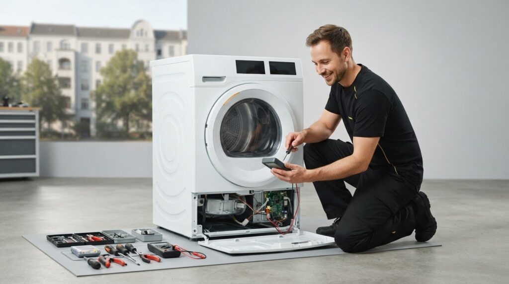 Trockner-Reparatur Berlin: Schnelle & faire Hilfe