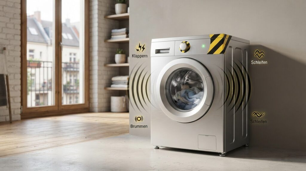 Waschmaschine macht komische Geräusche: Ursachen erkennen und richtig handeln